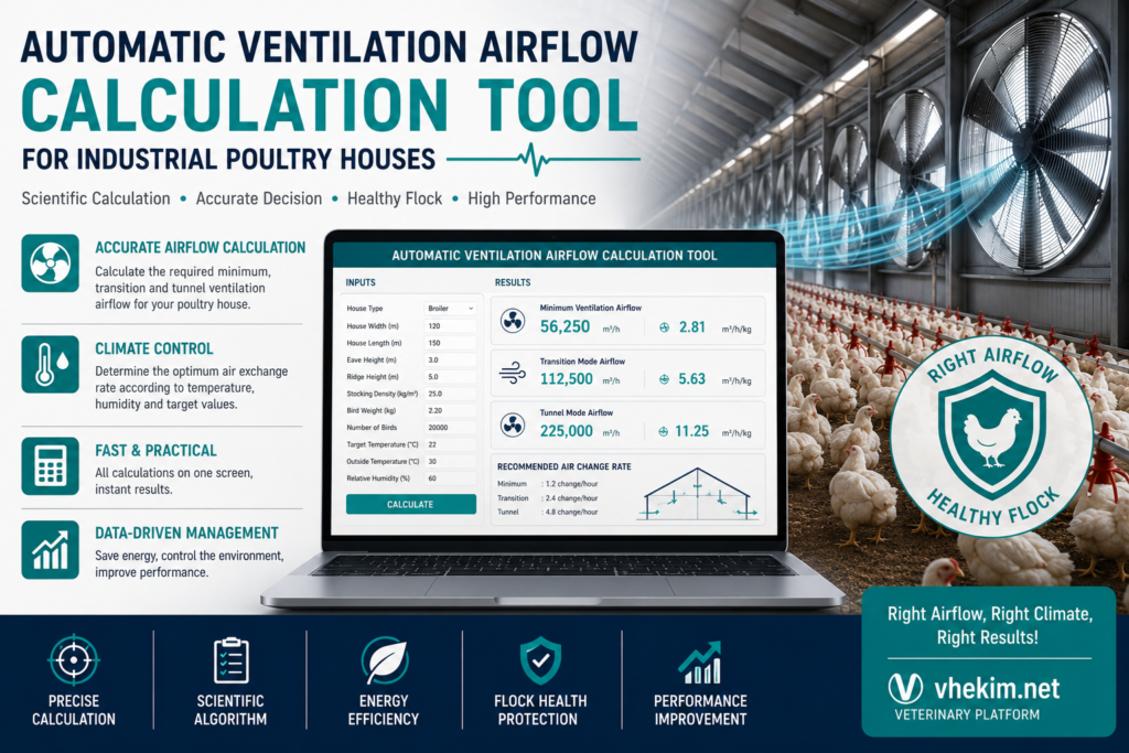 Automated Ventilation Airflow Calculation Tool for Industrial Poultry Houses