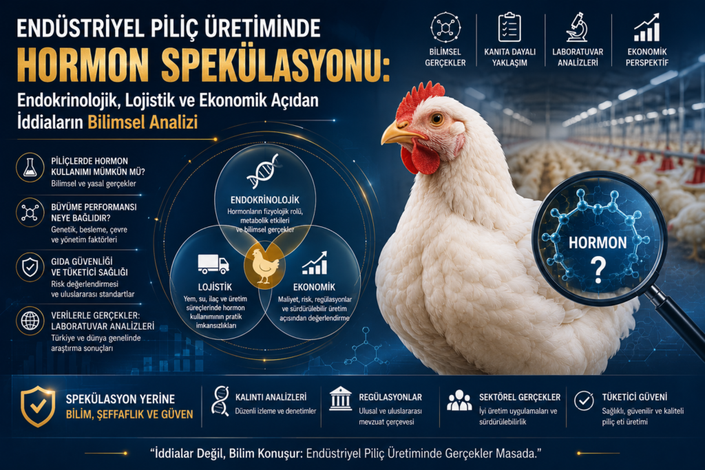 Endüstriyel Piliç Üretiminde Hormon Spekülasyonu: Endokrinolojik, Lojistik ve Ekonomik Açıdan İddiaların Bilimsel Analizi