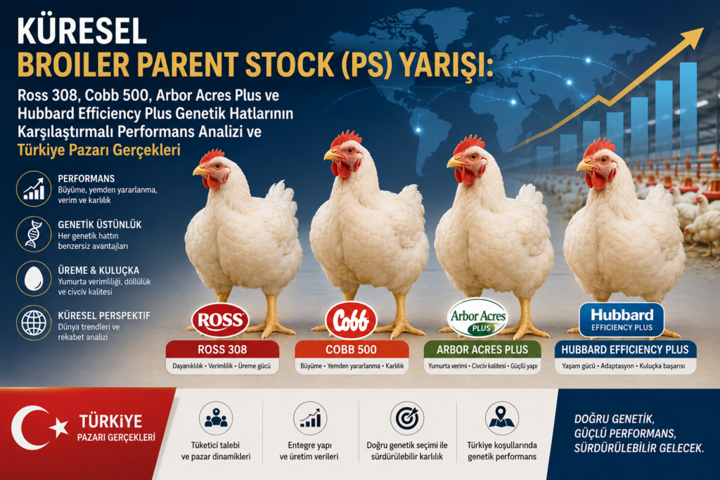 Ross 308, Cobb 500, Arbor Acres Plus ve Hubbard Efficiency Plus Genetik Hatlarının Karşılaştırmalı Performans Analizi