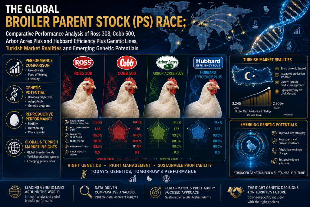 A Comparative Performance Analysis of Ross 308, Cobb 500, Arbor Acres Plus, and Hubbard Efficiency Plus