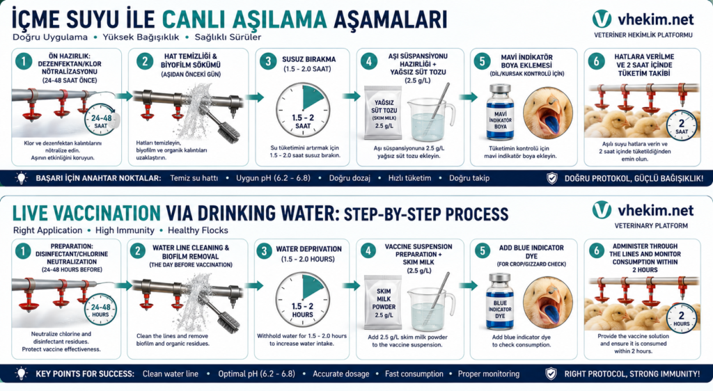İçme Suyu İle Canlı Aşılama Protokolü