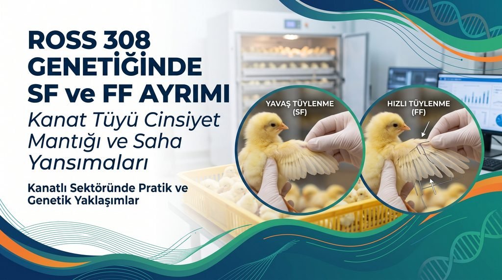 Ross 308 Genetiğinde SF ve FF Ayrımı: Kanat Tüyü Cinsiyet Mantığı ve Saha Yansımaları